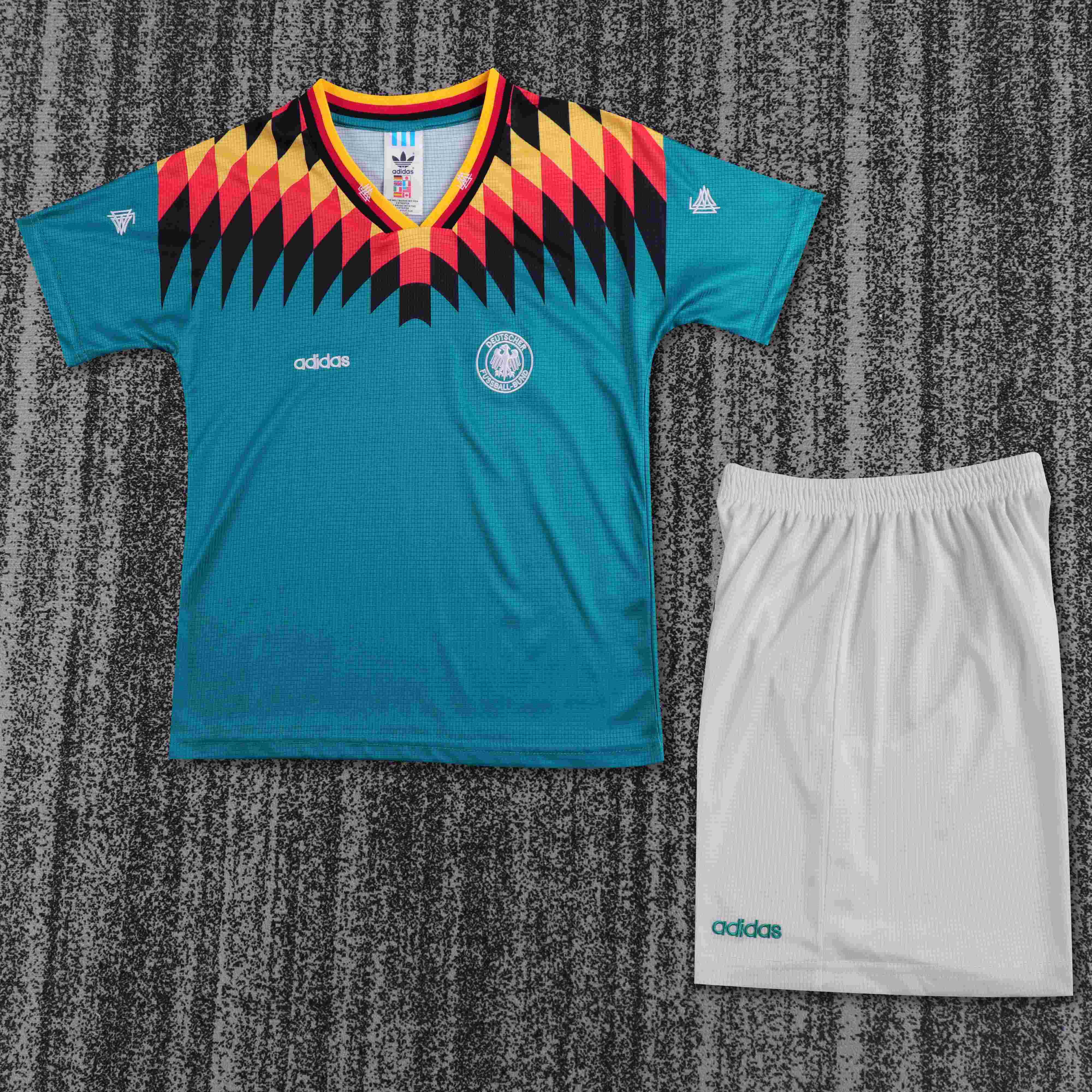 1994 Retro Germany Away Football Shirt 1:1 Thai Quality Kids Size