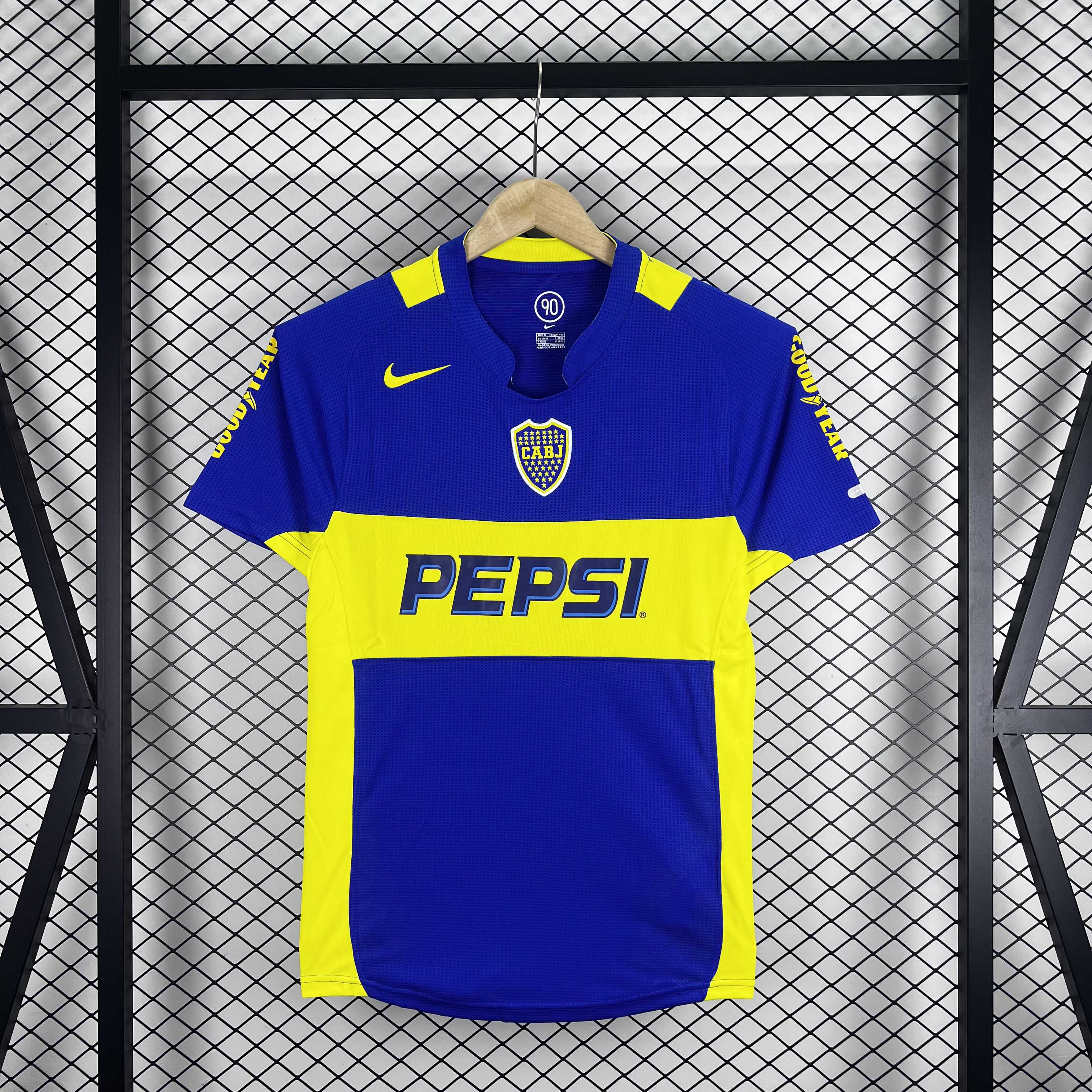 2004/2005 Retro Boca Juniors Home Football Jersey 1:1 Thai Quality