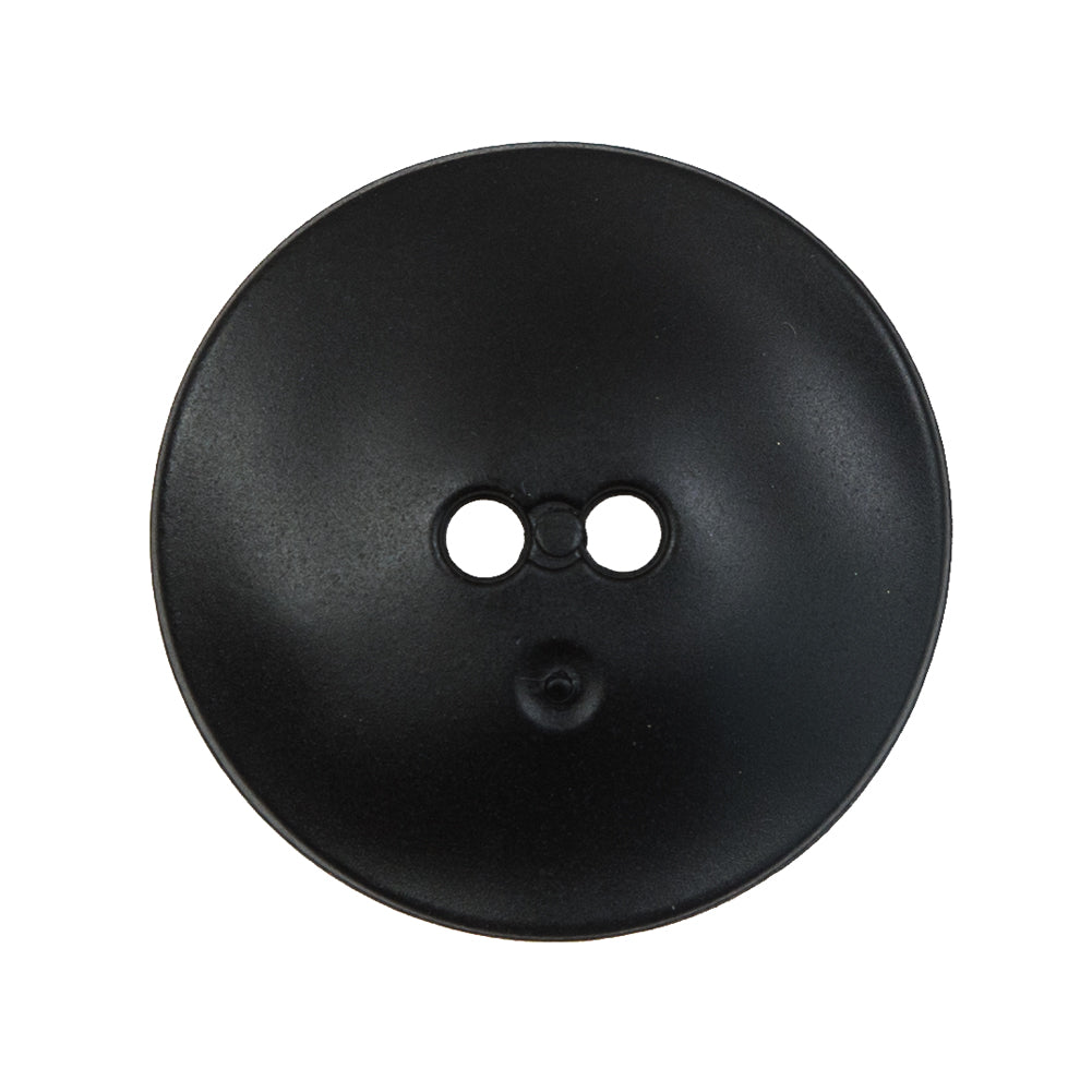 Matte Black Concaving 2-Hole Button - 44L/28mm - Joann Fabrics