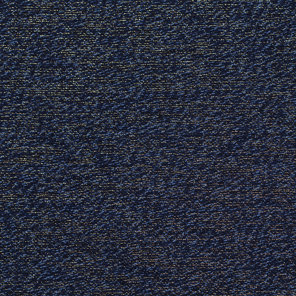 Dusky Blue, Black and Metallic Gold Novelty Woven - Joann Fabrics