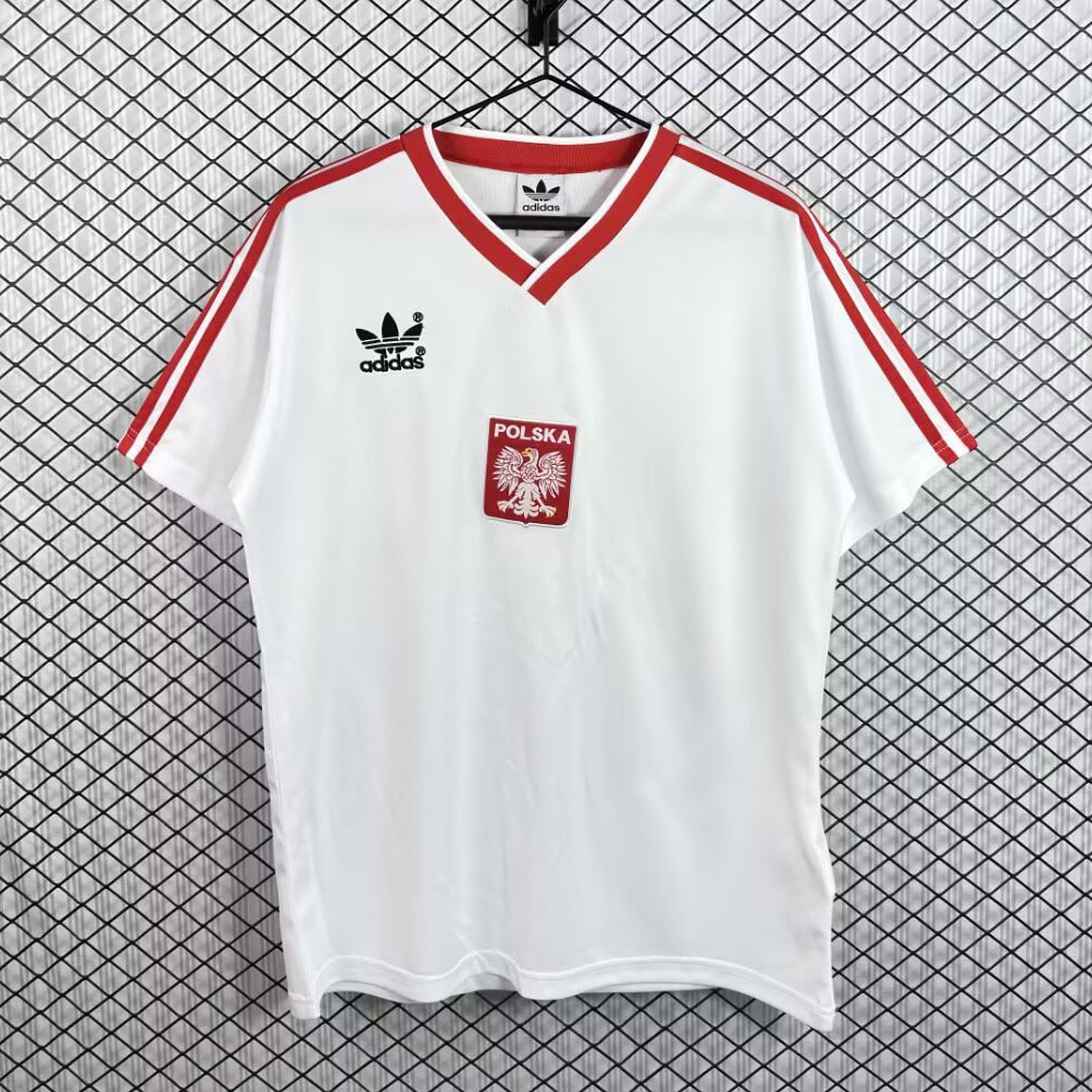 Retro Poland 1986 Home White Jersey - UnitedFutballJersey