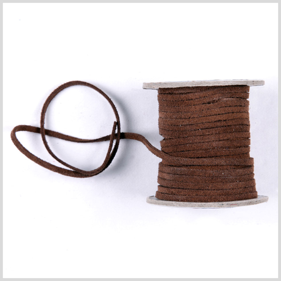 Coffee Suede Cord - 3 x 1.5 mm - Joann Fabrics