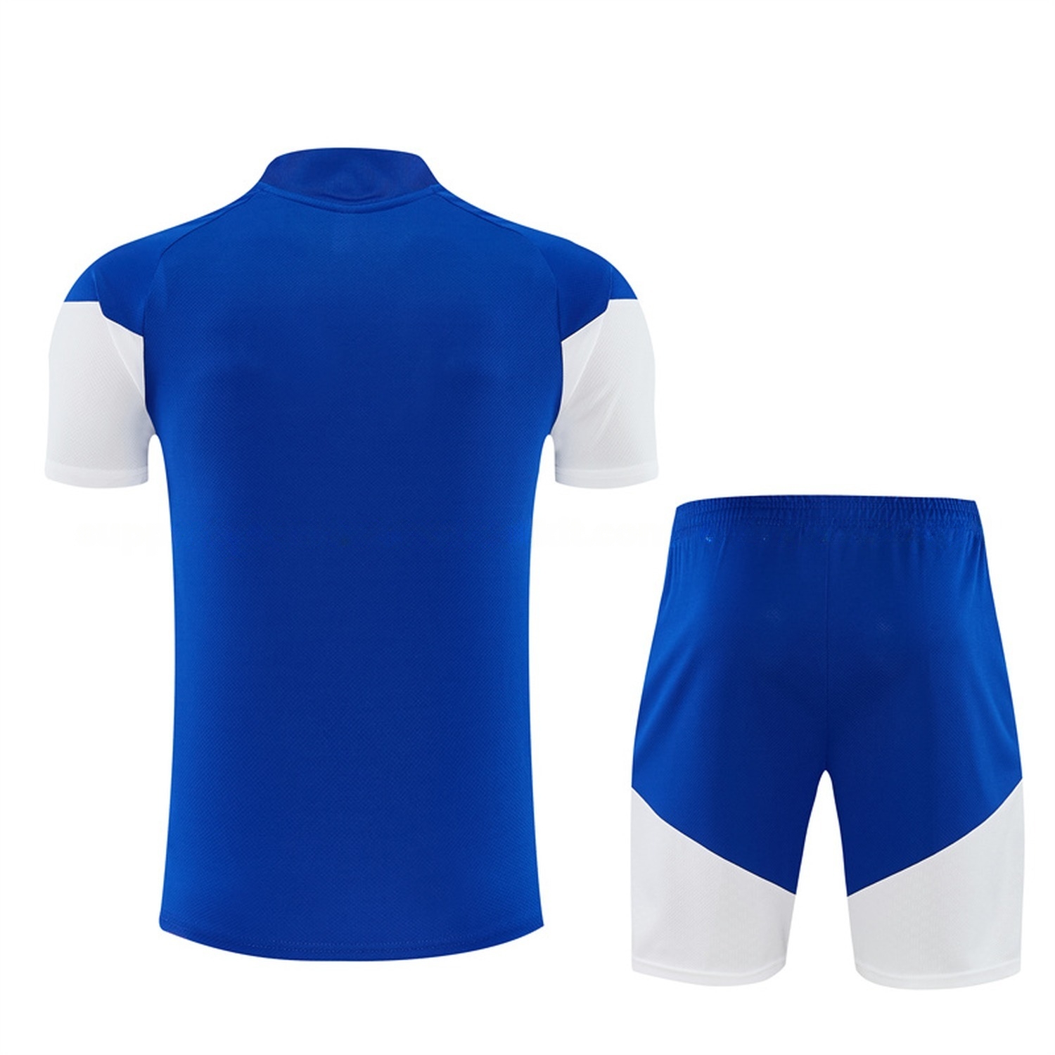 Juventus 26-27 With White Kids Short-Sleeve Training Set - Royal Blue Top & Royal Blue Shorts - UnitedFutballJersey