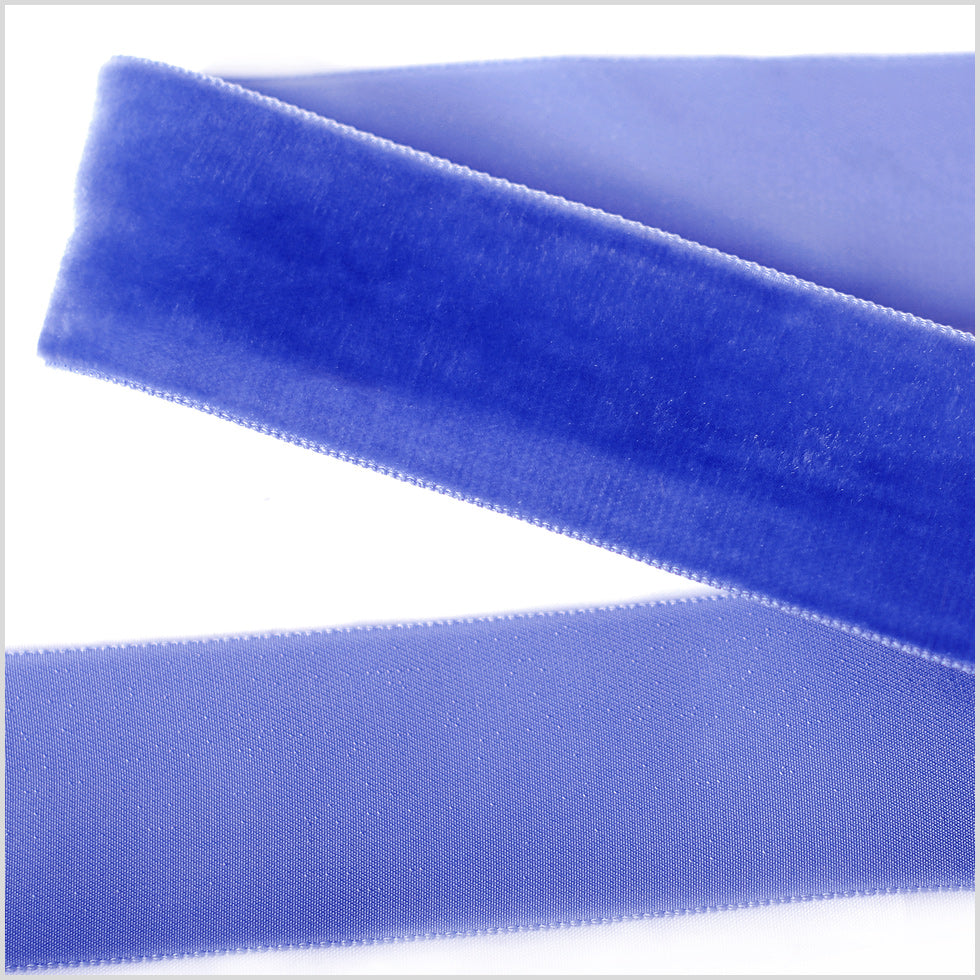 Single Faced Velvet Ribbon Made in Italy - 1.5