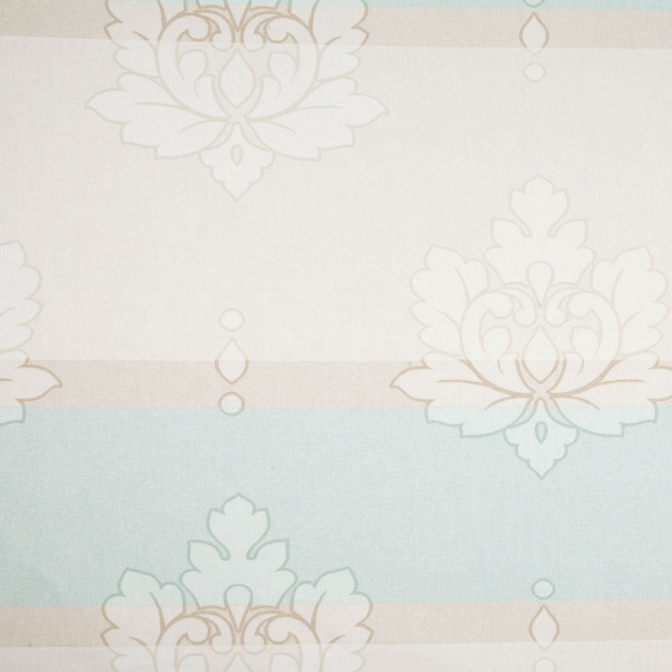 Beige/Taupe/Tiffany Blue Stripes Canvas - Joann Fabrics