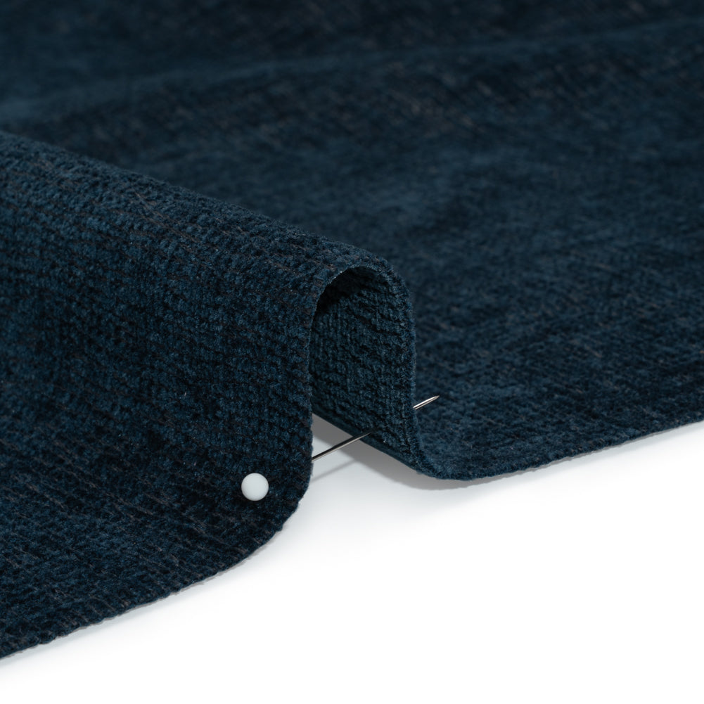 Chenille Upholstery Woven with Latex Backing - Indigo - Lovell Collection - Joann Fabrics