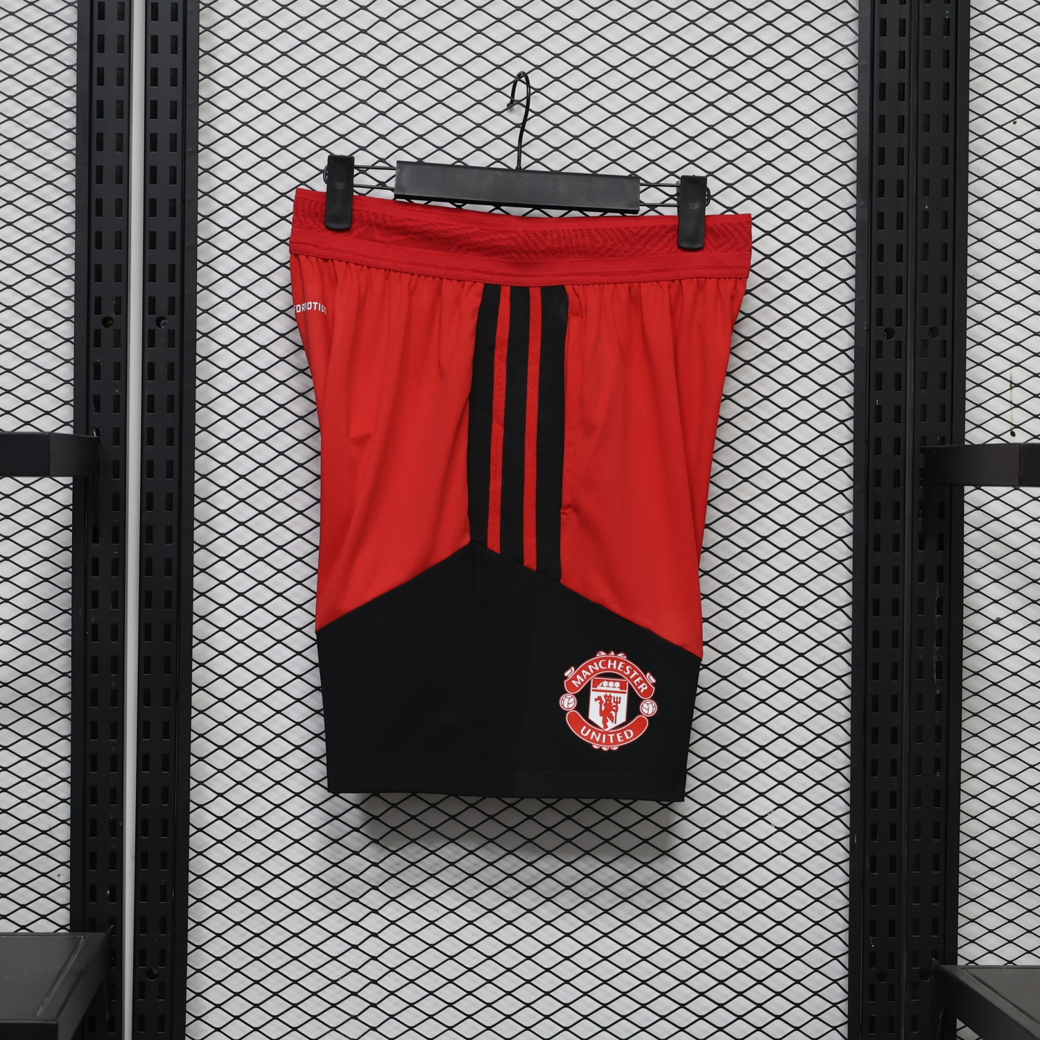 Manchester United 26-27 Red Black Shorts - Player Version - UnitedFutballJersey