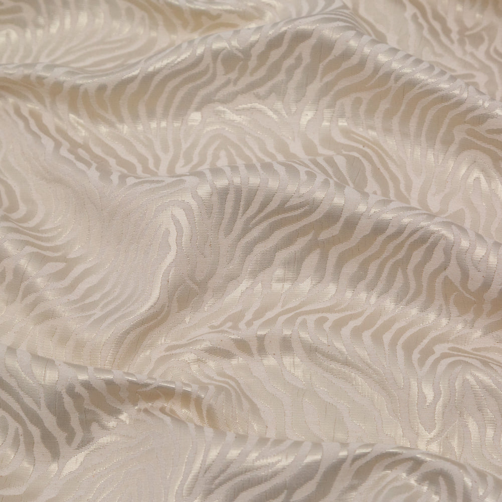 Metallic Whisper White Zebra Cotton Jacquard - Joann Fabrics