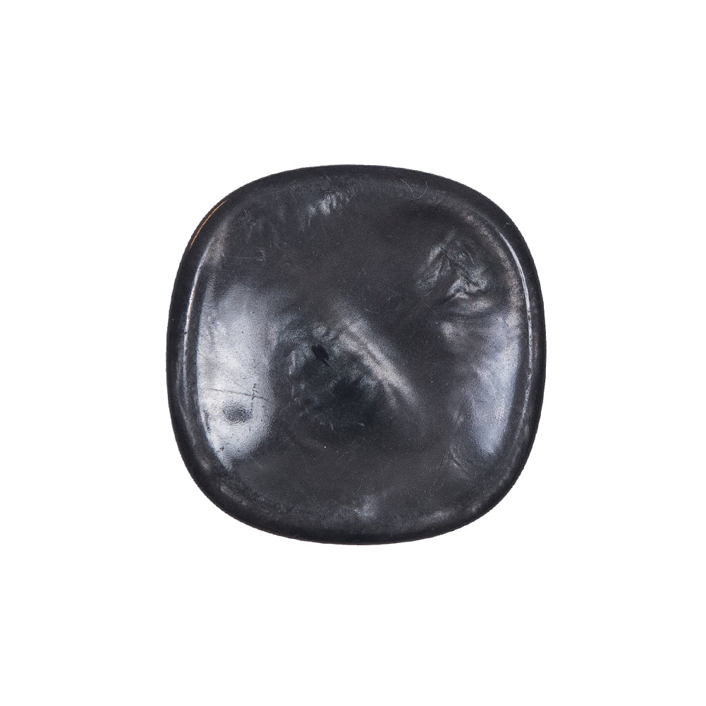 Shiny Charcoal Plastic Self Shank Button - 36L/23mm - Joann Fabrics