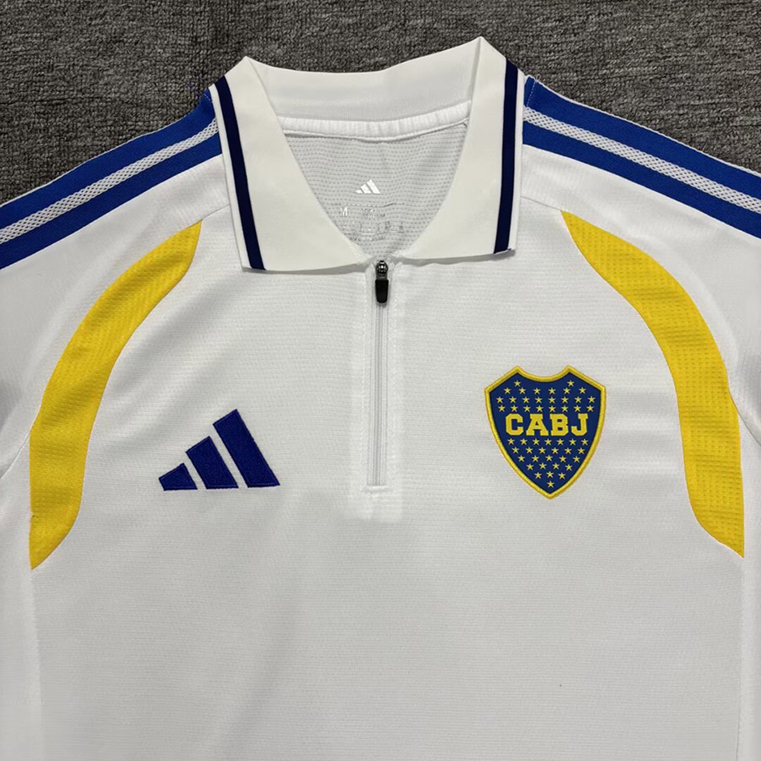 Boca Juniors 26-27 White Polo Jersey - Fans Version - UnitedFutballJersey