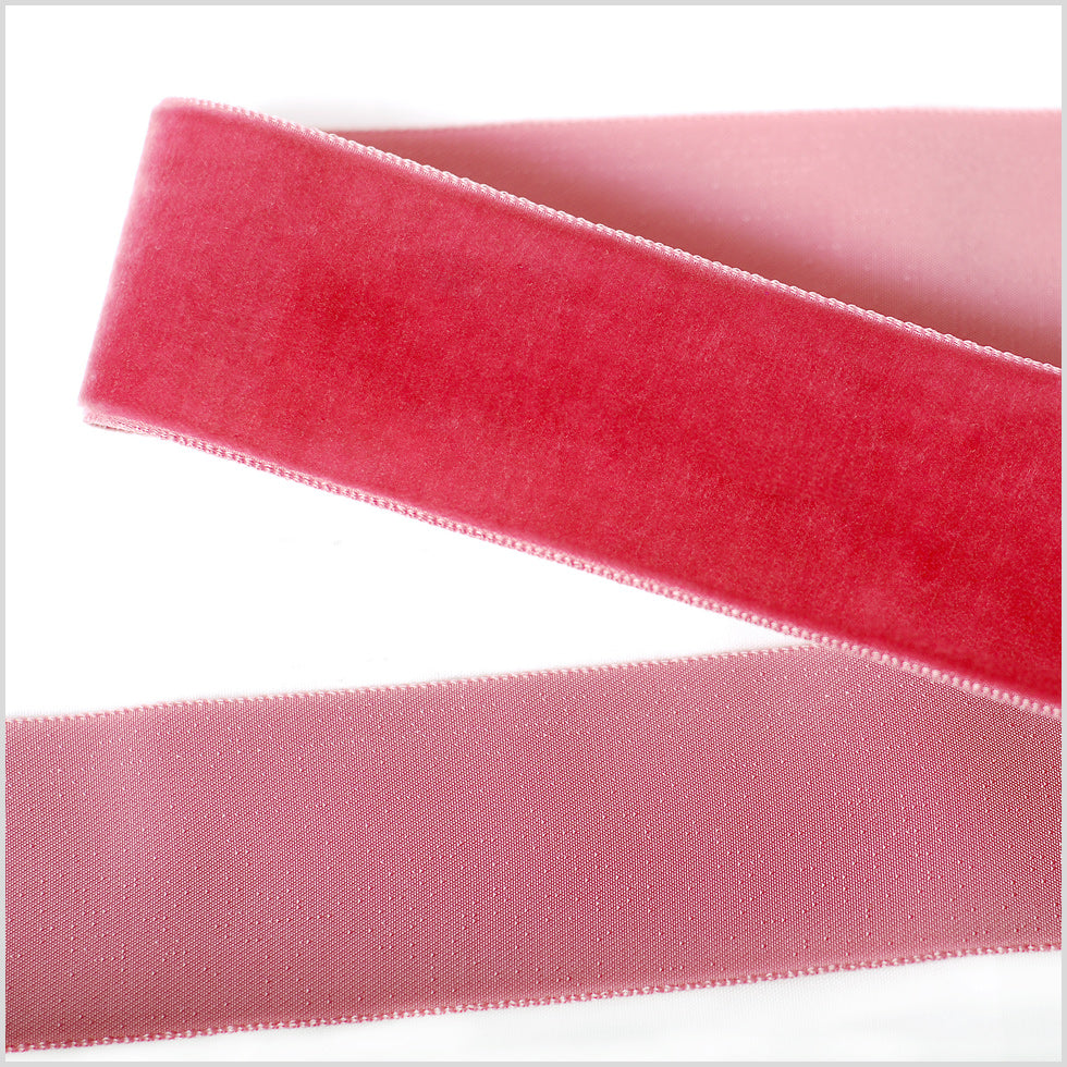 Single Faced Velvet Ribbon Made in Italy - 1.5
