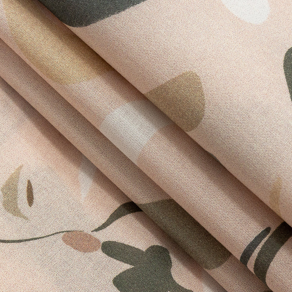 Cotton Voile - Pink and Gray Faces - Le Muse Print - Mood Exclusive Viso Collection - Joann Fabrics