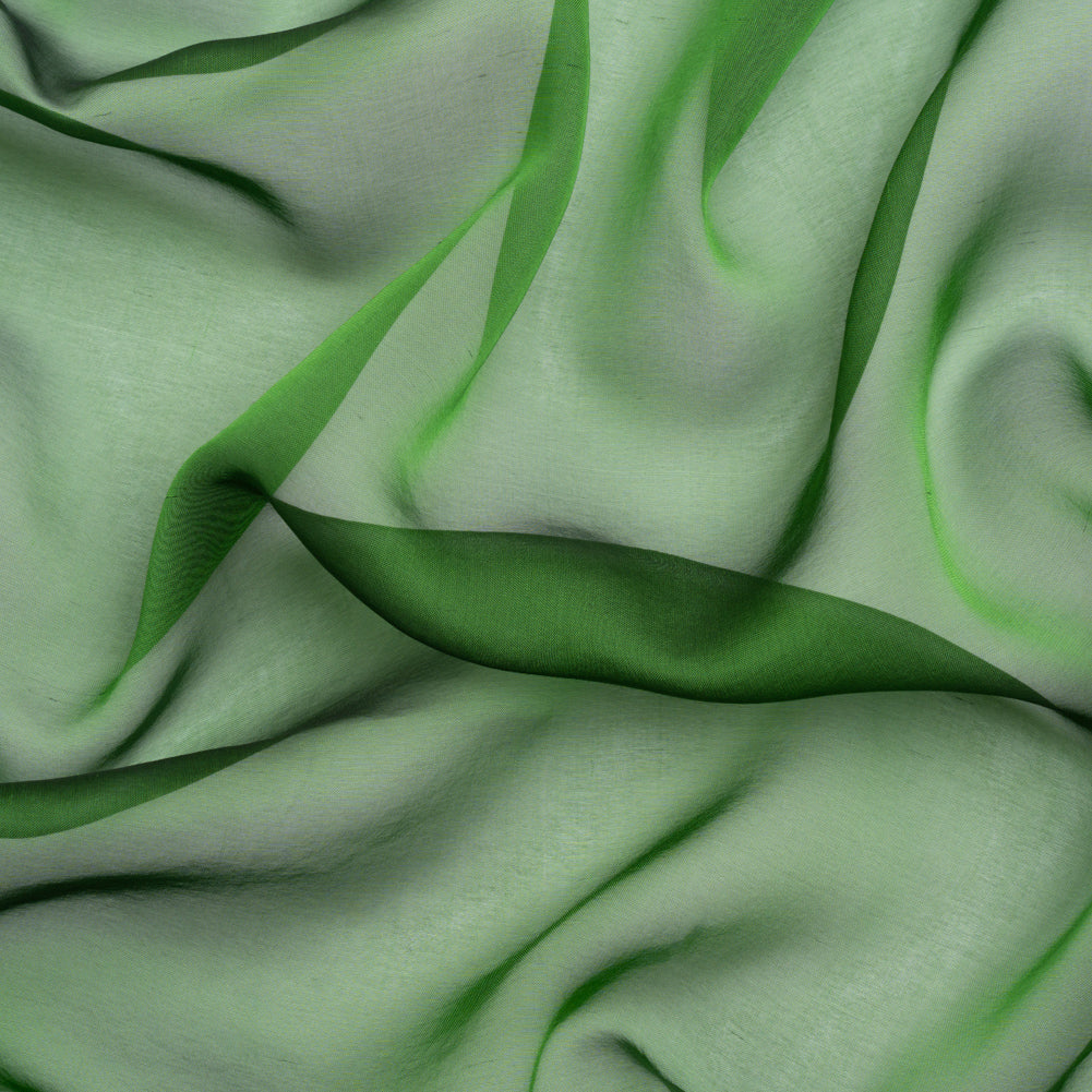 Chiffon-Like Silk Voile - Forest Green Iridescent - Adelaide Collection - Joann Fabrics