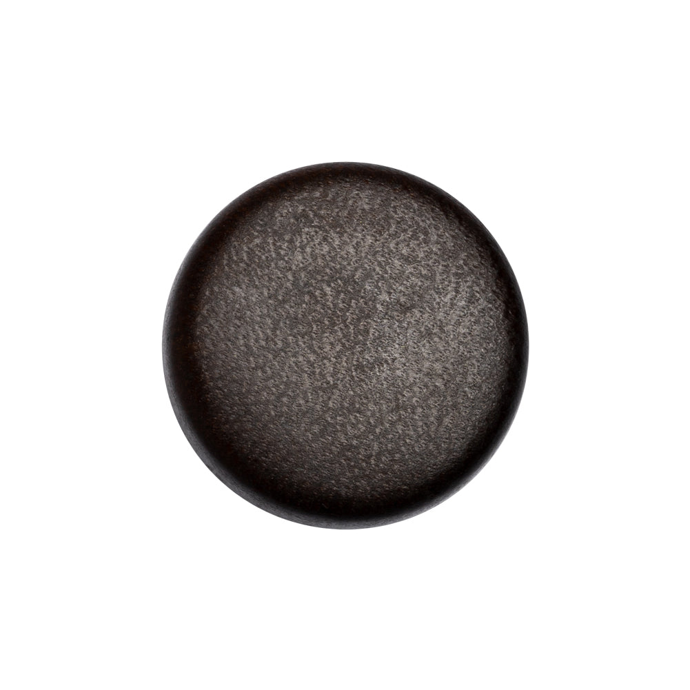 Italian Brown Flat Top Leather Shank Back Button - 36L/23mm - Joann Fabrics