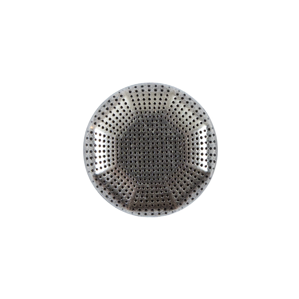 Italian Silver Perforated Metal Button - 32L/20mm - Joann Fabrics