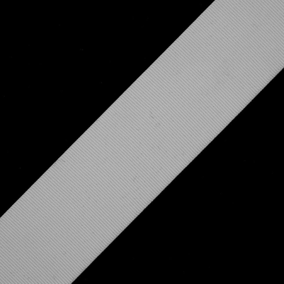 White Stretch Grosgrain - 2