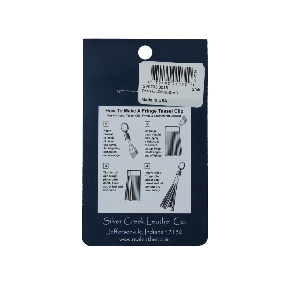 Realeather Chocolate Deerskin Fringe Trim - Joann Fabrics