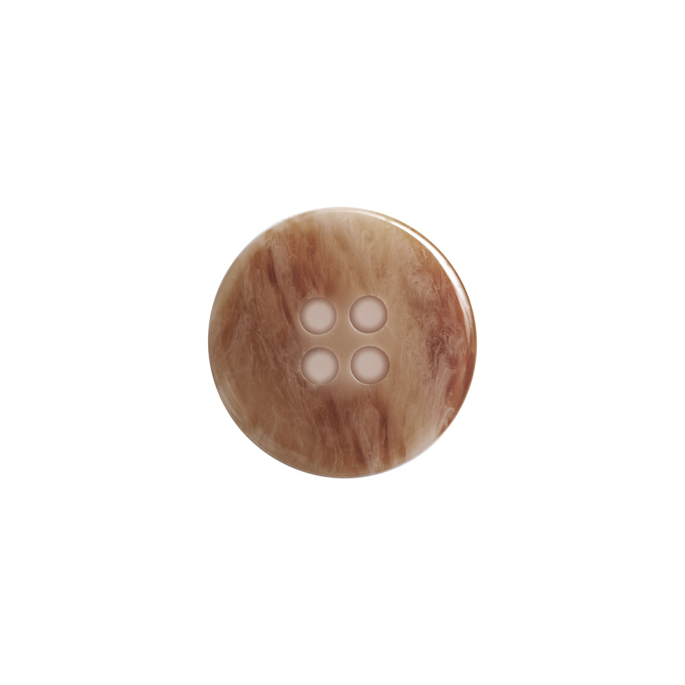 Italian Beige and Ivory Abstract 4-Hole Plastic Button - 24L/15mm - Joann Fabrics