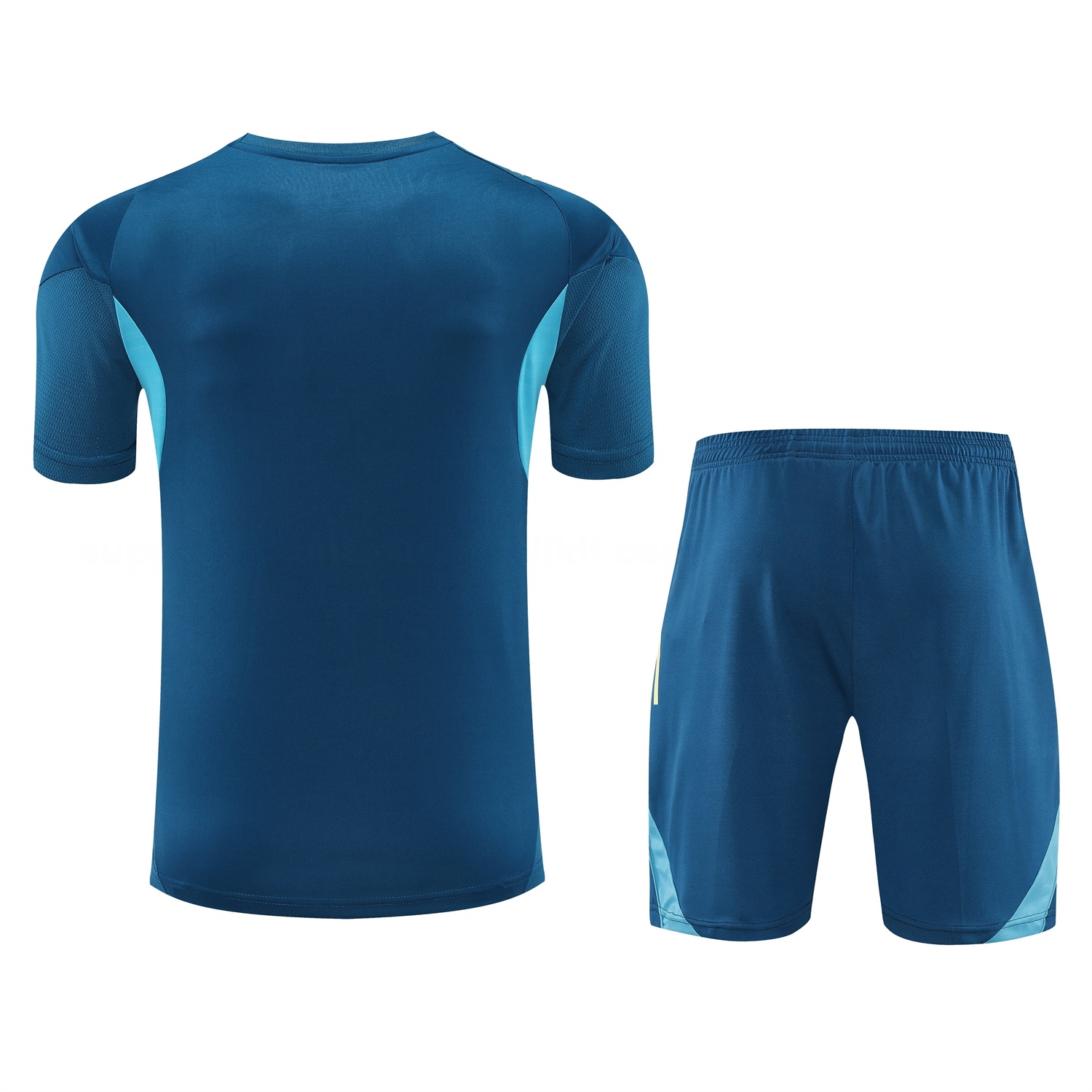 Club América 25-26 Short-Sleeve Training Set - Deep Blue Top & Deep Blue Shorts - UnitedFutballJersey