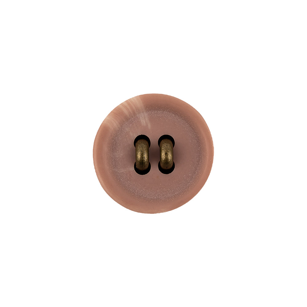 Rose Prove and Brass Shallow Plate Plastic and Metal Shank Back Button - 24L/15mm - Joann Fabrics