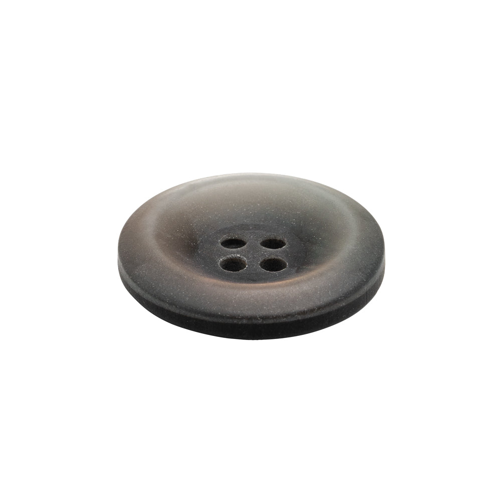 Rolled Rim 4-Hole Plastic Button - Silver and Gray Iridescent - 36L/23mm - Joann Fabrics