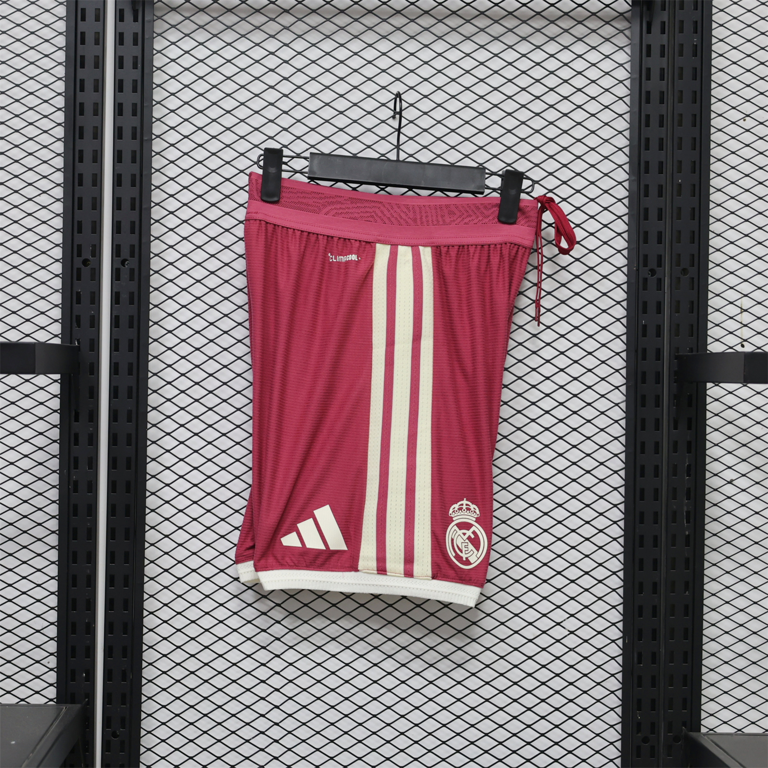 Real Madrid 26-27 Away Red Shorts - Player Version - UnitedFutballJersey