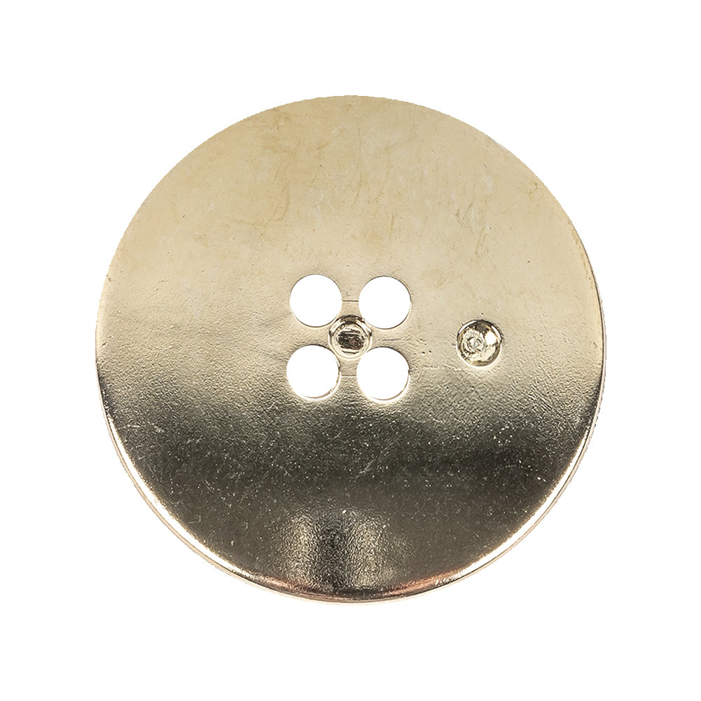 Shiny Gold Textured 4-Hole Saucer Button - 44L/28mm - Joann Fabrics
