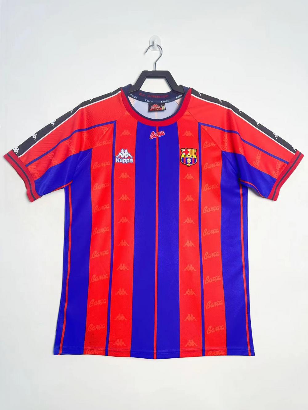 1997/1998 Retro Barcelona Home Football Shirt 1:1 Thai Quality