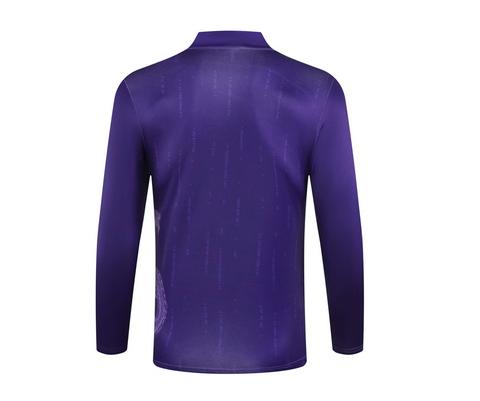 2024/2025 Real Madrid Royal Purple Special Edition Half-Pull Training Suit Football Shirt 1:1 Thai Quality Set