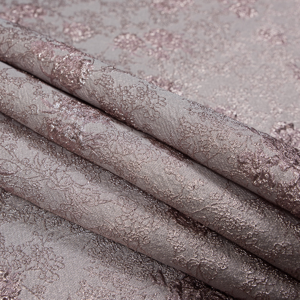 Pink Luxury Floral Metallic Brocade - Joann Fabrics