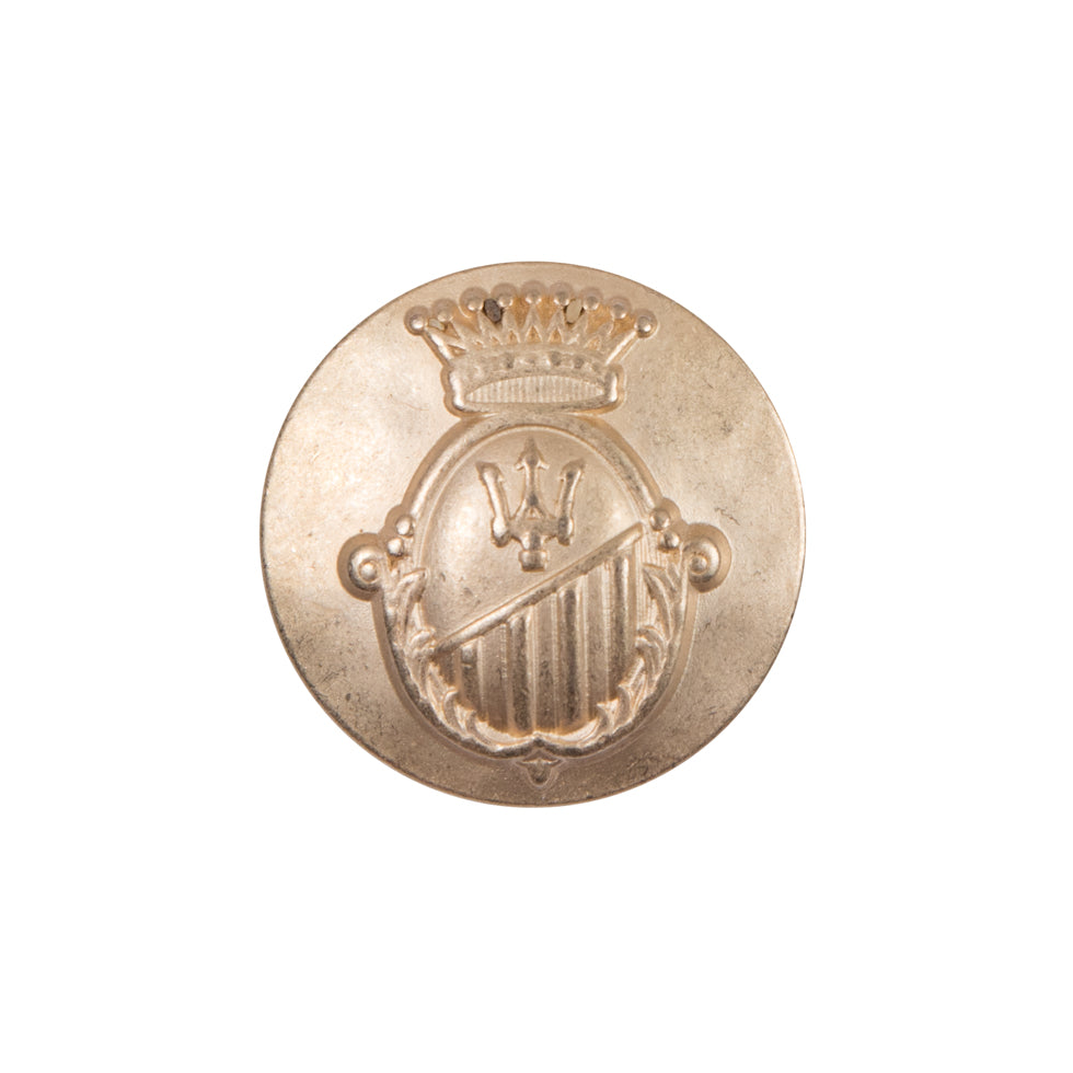 Italian Gold Zamac Button - 36L/23mm - Joann Fabrics