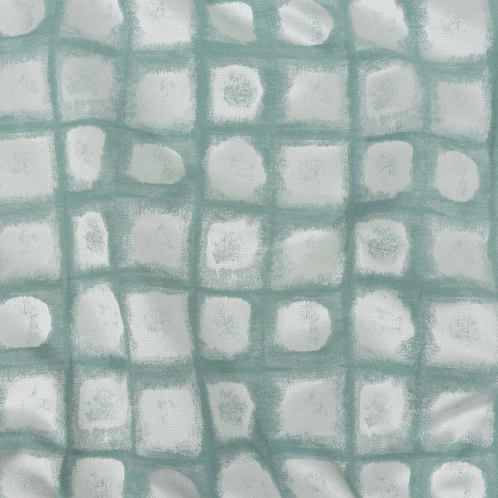 Drapery Jacquard - Spa Painterly Squares - British Imported - Joann Fabrics