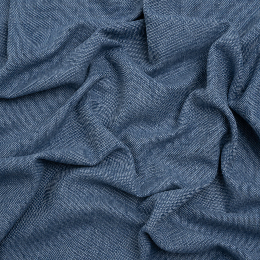 Linen Look Recycled Polyester and Cotton Woven - Ocean - British Imported - Joann Fabrics