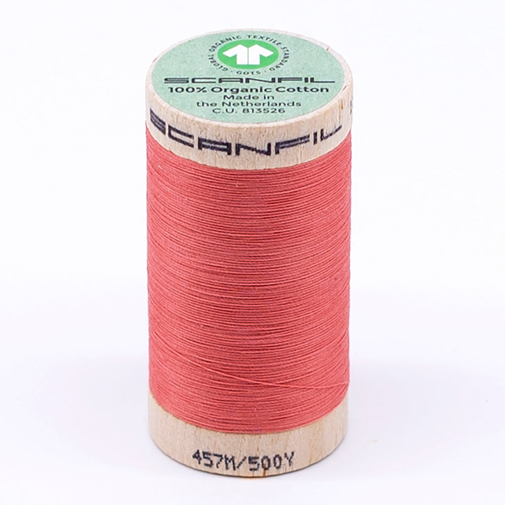 SCANFIL® 50wt Organic Pima Cotton Thread 500 yds - 4807 Burnt Coral - Joann Fabrics