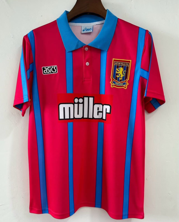 1993-1995 Retro Aston Villa Home Football Shirt 1:1 Thai Quality