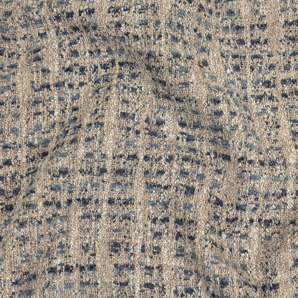 Indigo Spotted Viscose Boucle - Joann Fabrics