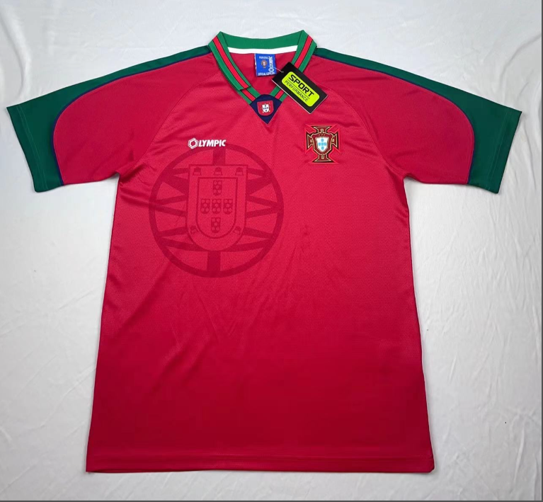 1996/1997 Retro Portugal Home Football Shirt 1:1 Thai Quality