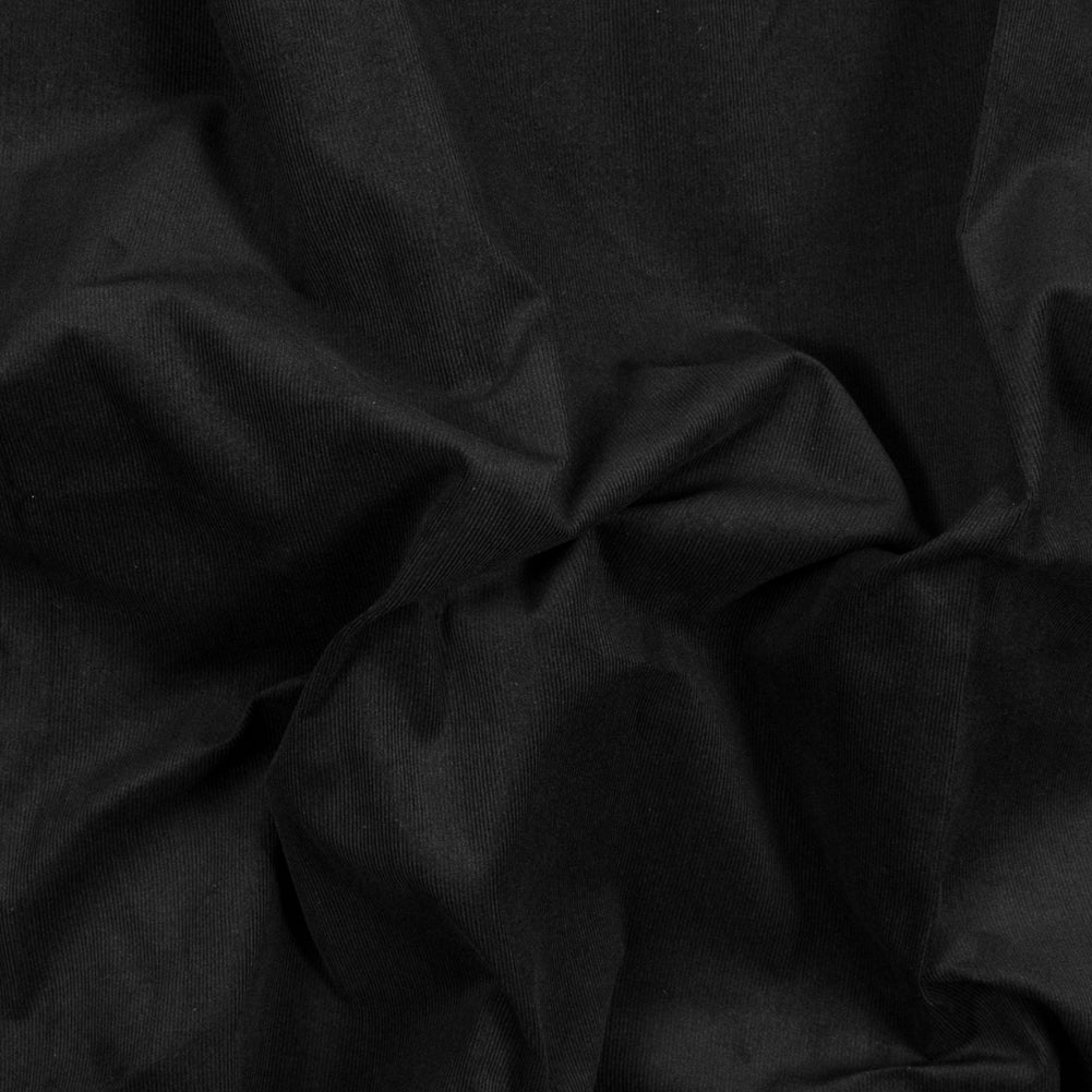 Featherwale Cotton Corduroy - Black - Dawn Collection - Joann Fabrics