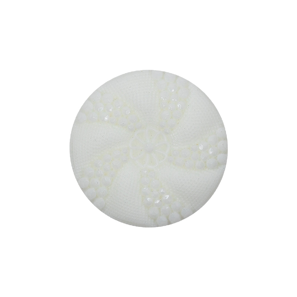 White 2-Sided Bevel Cut Shank Back Plastic Button - 36L/23mm - Joann Fabrics