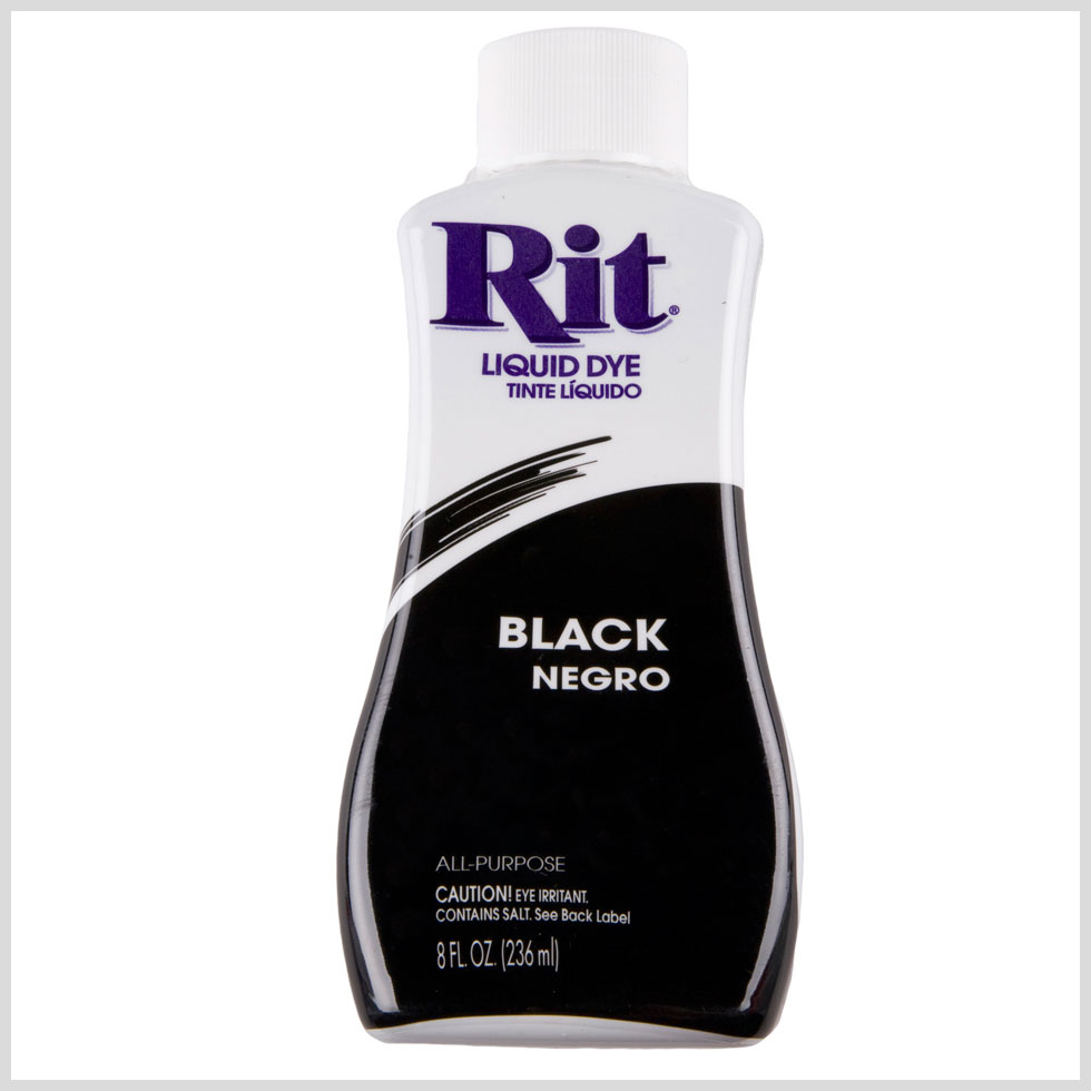 Rit All-Purpose Liquid Fabric Dye - Black - 8oz Bottle - Joann Fabrics