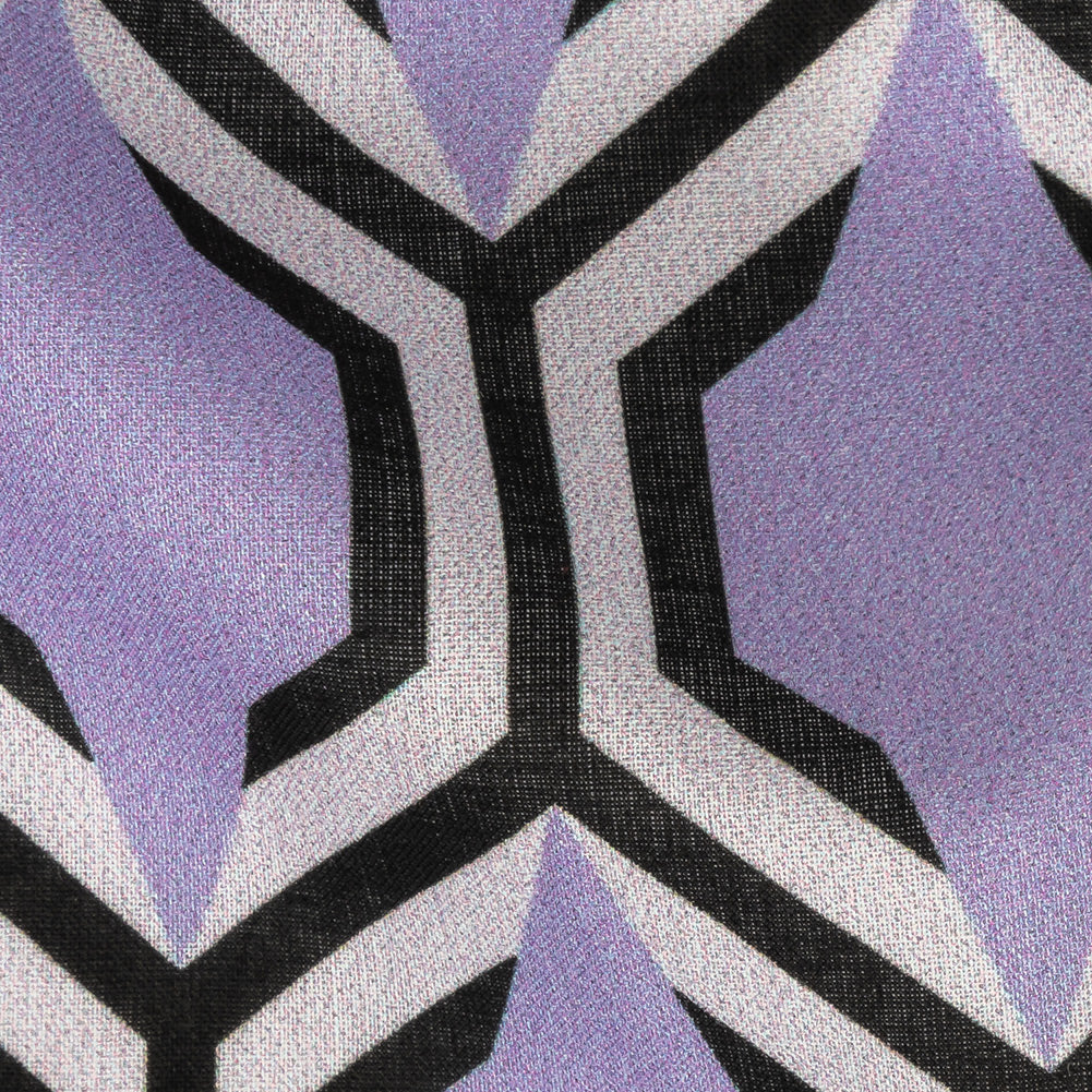 Cotton Voile - Lavender Honeycomb Geometric - Sweet as Honey Print - Mood Exclusive Wisteria Collection - Joann Fabrics