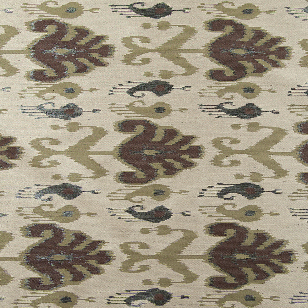 Olive Double-Wide Ikat Print Poly Woven - Joann Fabrics
