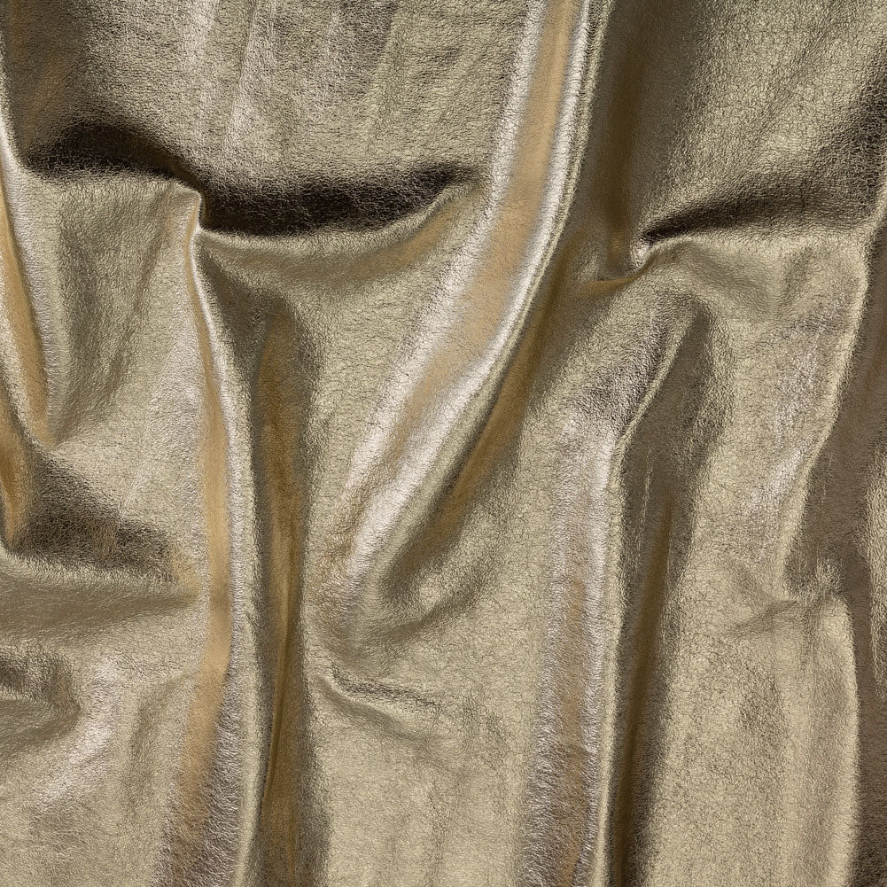 Textured Faux Leather - Metallic Gold - Ileana Collection - Joann Fabrics