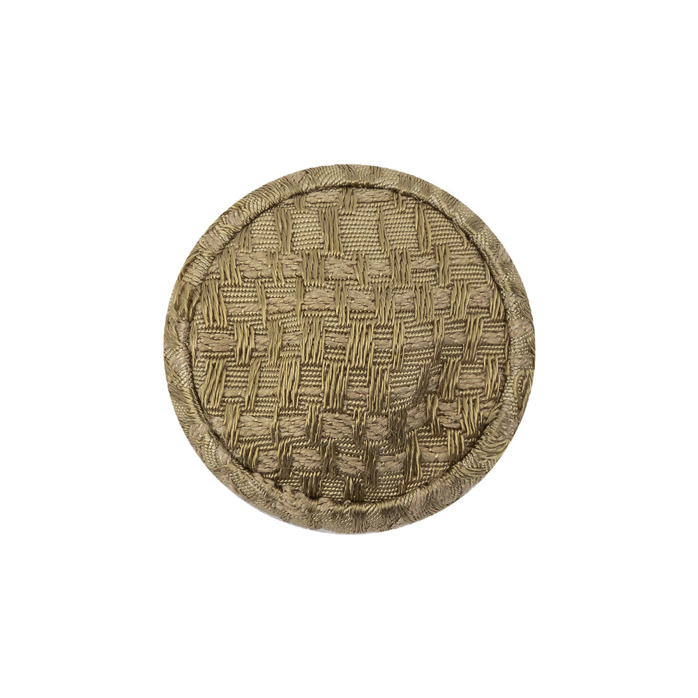 Sponge Jacquard Fabric Covered Domed Cotton Blend Sew On Button - 36L/23mm - Joann Fabrics