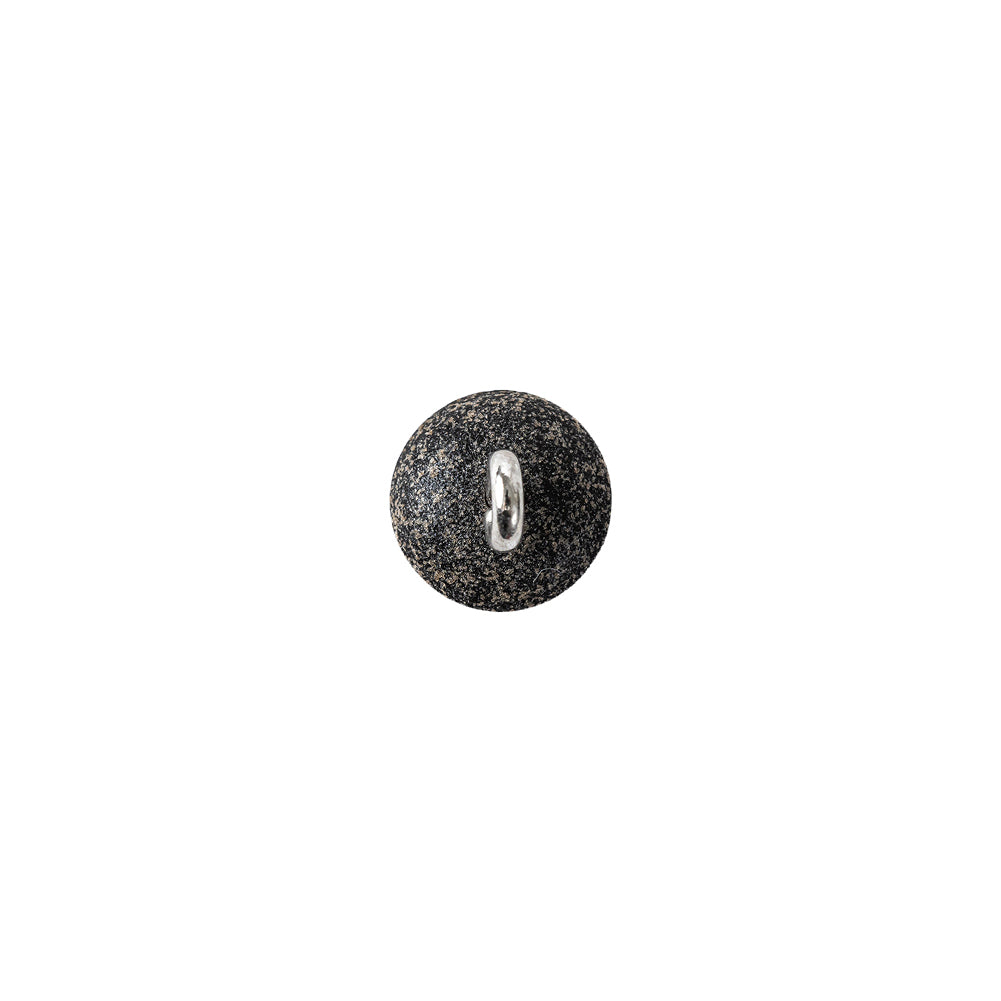 Italian Glow, White and Black Speckled Iridescent Shank Back Button - 14L/9mm - Joann Fabrics