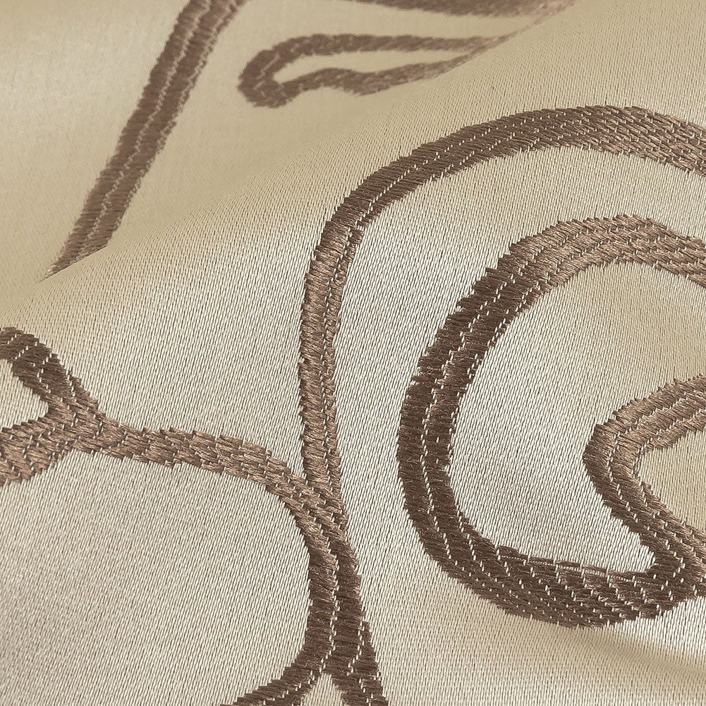 Drapery Jacquard - Latte Face to Face - British Imported - Joann Fabrics