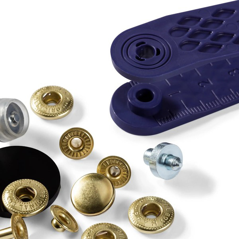 Prym Anorak Press Fasteners with Tools - Gold 12mm - 10pc - Joann Fabrics