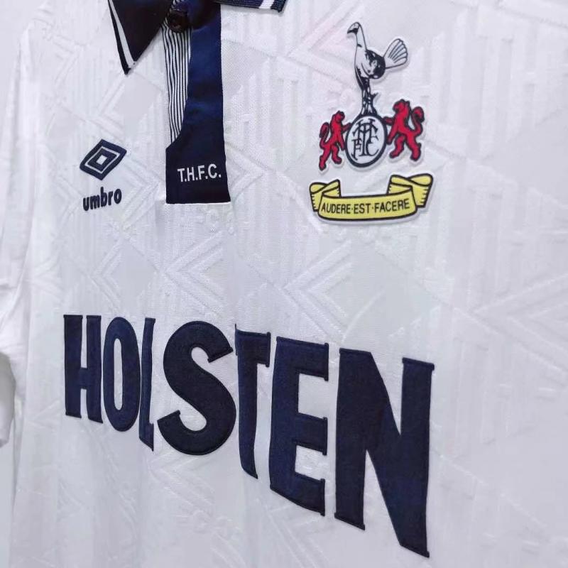 1991/1993 Retro Tottenham Hotspur Home Football Shirt 1:1 Thai Quality