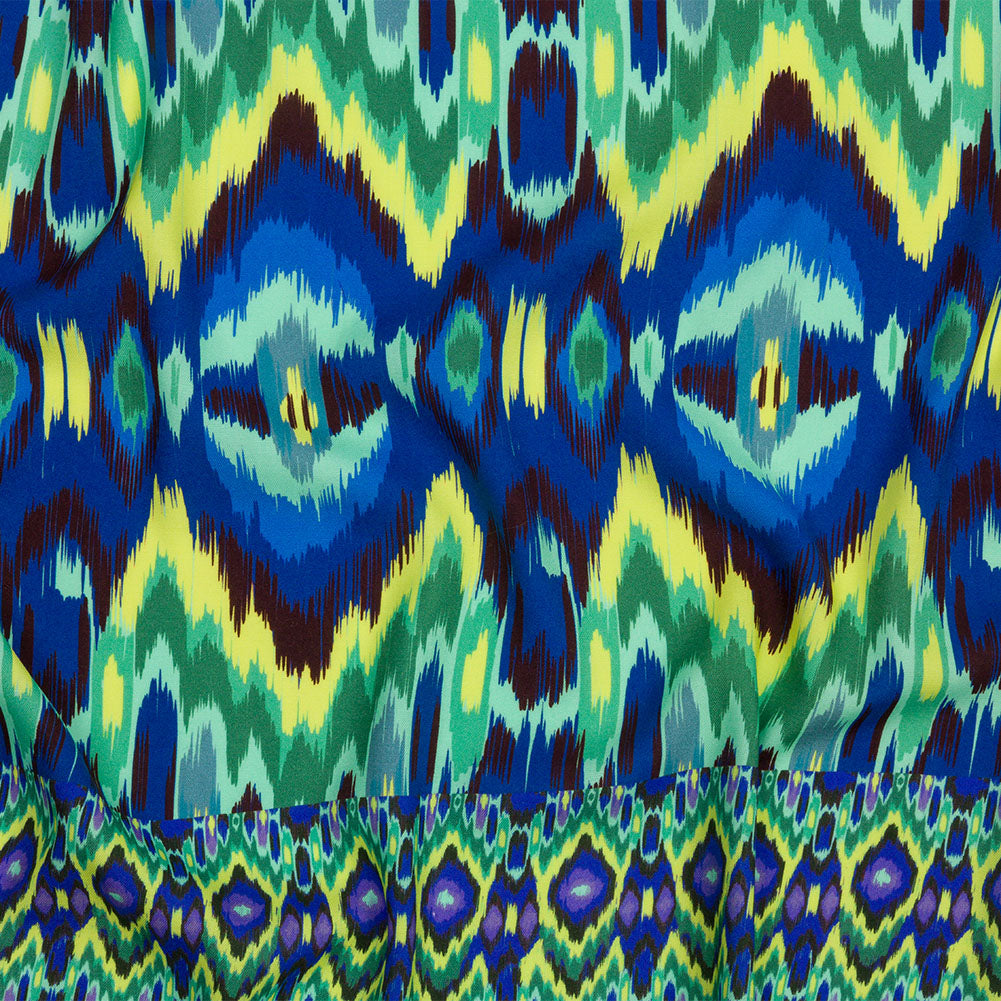 Mood Exclusive Peacock Parade Stretch Sustainable Rayon Batiste - Joann Fabrics