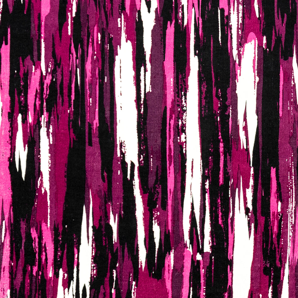 Purple Wine Abstract Stripes Stretch Cotton Corduroy - Joann Fabrics